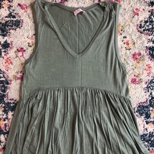 Pink Lily Top in Sage
